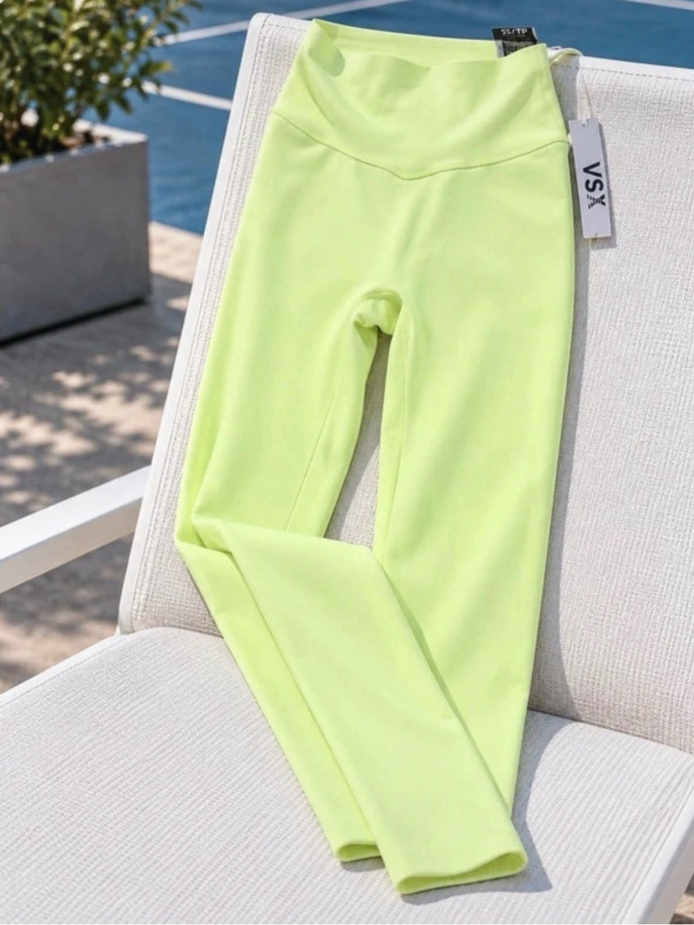 VSX Girls Neon Lime High-Rise Leggings